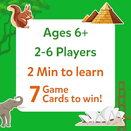 Image of Skillmatics Guess in 10 Animals & Countries Combo, Perfect for Boys, Girls, Kids & Families Who Love Card Games, Educational Toys, Travel Games, Trivia, Gifts for Ages 6, 7, 8, 9, 10 & Up