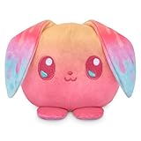 Teeturtle Reversible 4' Bunny Plushie - Mystical Mushroom - Cute Kawaii Soft Stuffed Animal