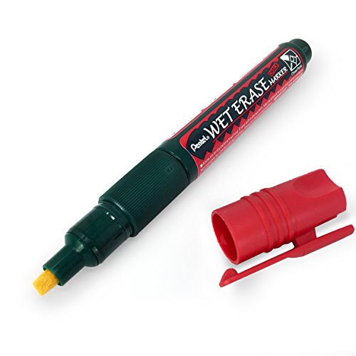 Marqueur craie Pentel SMW26 effaçable à l'eau lot de 8 feutres pointe biseautée - 7