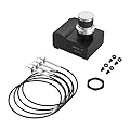 BMMXBI 4 Outlet Electronic Grill Igniter for Blackstone 36 Inch Griddle, Universal AA Battery Cover Spark Igniter Replacement Kit for Black Stone 4 Burner Gas Grill Accessories