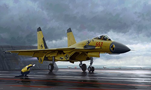 Maquette J-15 Chinois 1:72 Trumpeter avec pont de transport de chasseur maritime