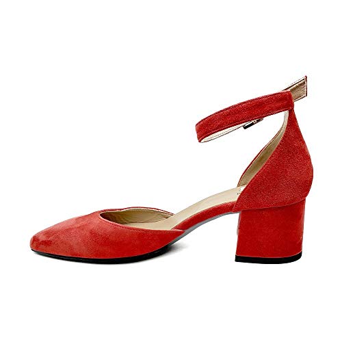 Nero Giardini Aperto Lati in Pelle Donna Rosso 39