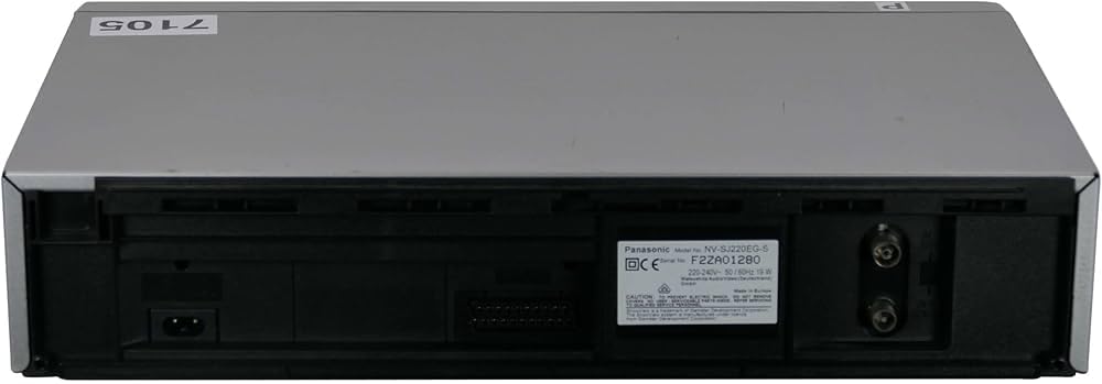 Panasonic NV-SJ220EG-B - Grabador de vídeo, Color Negro