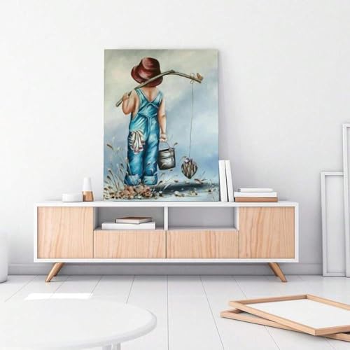Affiche murale abstraite aquarelle avec cadre pour chambre - 4