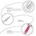 Thick Empty Lip Gloss Tubes with Wand 10 pack, YITOU 6.4ml Lip Balm Cosmetic Containers with Rubber Stopper Bulk Mini Split Bottle for DIY Lipstick Lip Glaze Foundation, Beauty Making Kit Cheaper