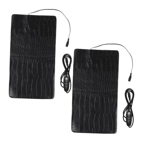 Yardwe for Your Pet 2pcs Portable Outdoor Heater Pet Heating Pad Heated Seat Pad for Cats Dogs