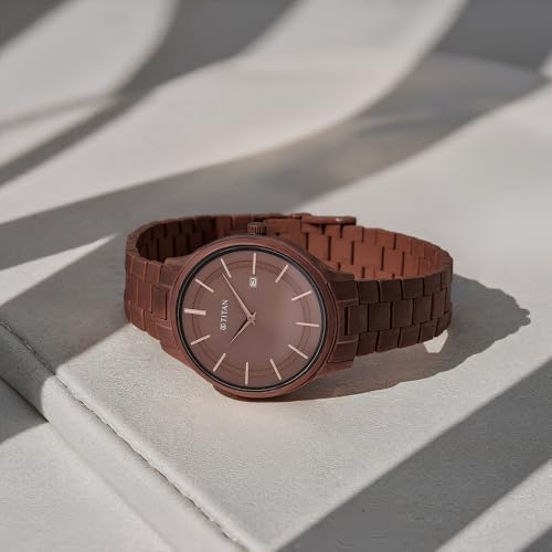 Titan Classique Slimline Brown Dial Men's Watch - Image 3