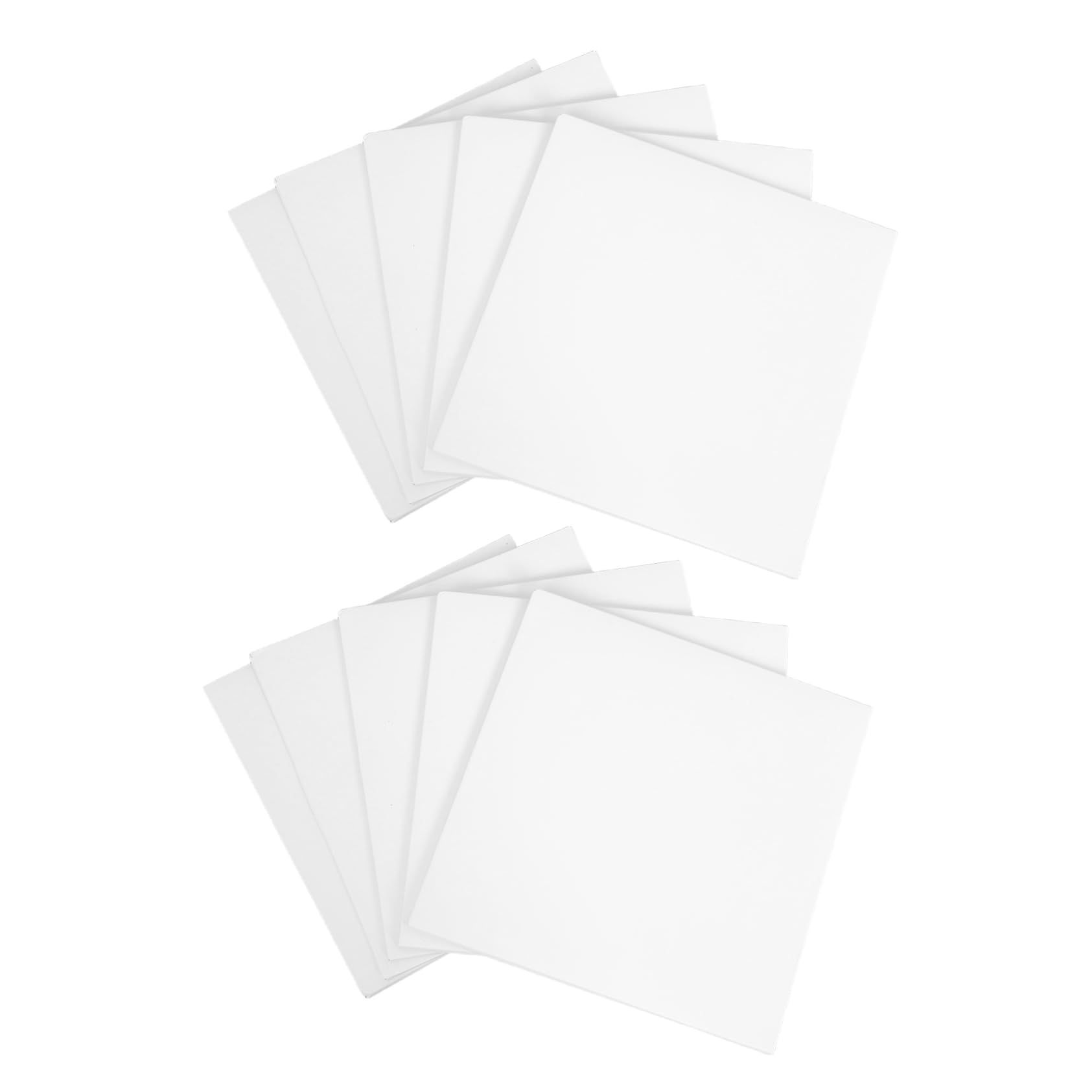 Cabilock Plateau Séparateur à Gâteau Blanc Épaissi en Papier, Lot de 10 | Format Carré, pour Mousse et Desserts, Usage Pâtisserie, Présentation Soignée, Accessoires Pâtisserie