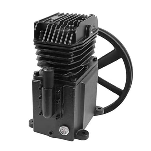 Powermate 040-0354RP Universal Replacement Single Stage Inline Twin Cylinder Oil Lubricated Pump - 3.7 RHP