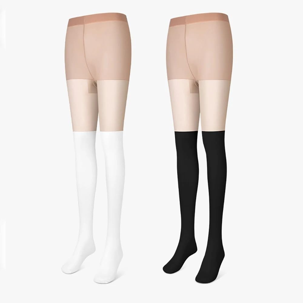 4 szt. Golf legginsy z filtrem przeciwsłonecznym skarpety sportowe damskie letnie lekkie oddychające łączone antypoślizgowe pończochy z jedwabiu lodowego