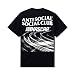 Anti Social Social Club Too Tough to Tame Graphic Tee, Short Sleeve Cotton, Unisex Adult, Black, Large, Streetwear, Fan Apparel, Summer Casual, Motorsport Shirt, Racing Event Tee, NASCAR Inspired Tee