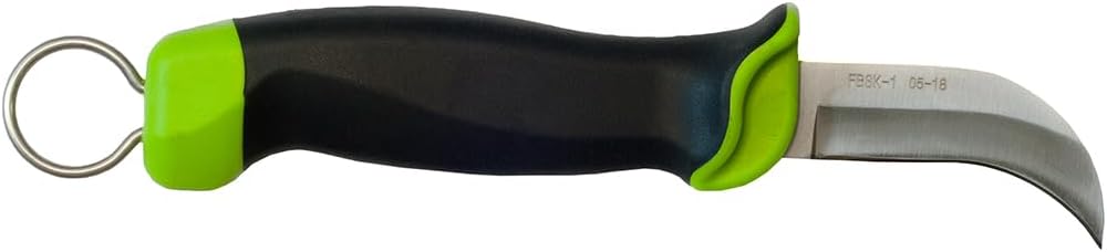 MADI FBSK-1 Fixed Blade Skinning Knife – Pointed Utility Blade for Linemen, Electrical & Utility Work