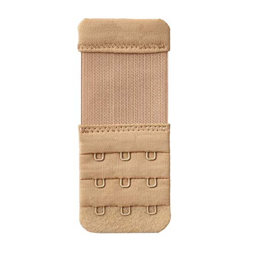Yarbar Bra Extender 3 Hook Womens Bra Strap Extenders Pack Of 3 Soft Comfortable (Assorted, 1/2 Inch Spacing) #TOP2