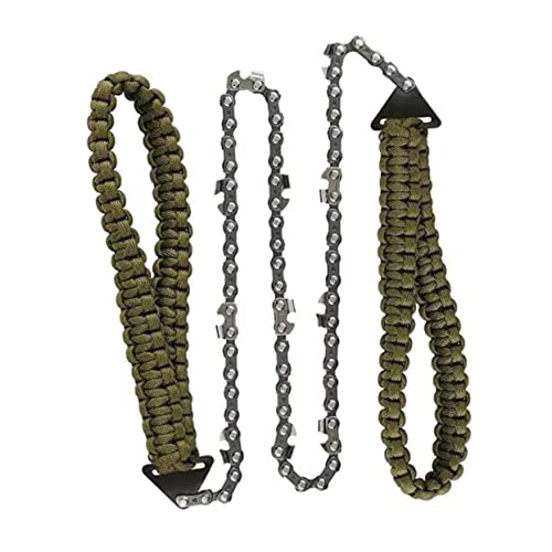HONMEET Portable Pocket Sawing Tool Rope for Survival Camping Hand Chain Sawing Rope