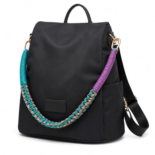 Sac à dos antivol femme imperméable, cadeau original noir
