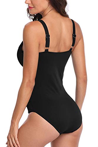 PERONA Women's Tummy Control Swimsuit One Piece Bathing Suit Vintage Printed Swimwear2