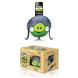 Gear4 Angry Birds Docking-Lautsprecher mit EU/UK Netzstecker für iPod, iPhone, iPad, MP3 und Smartphone Geräte - Green Pig mit Helm