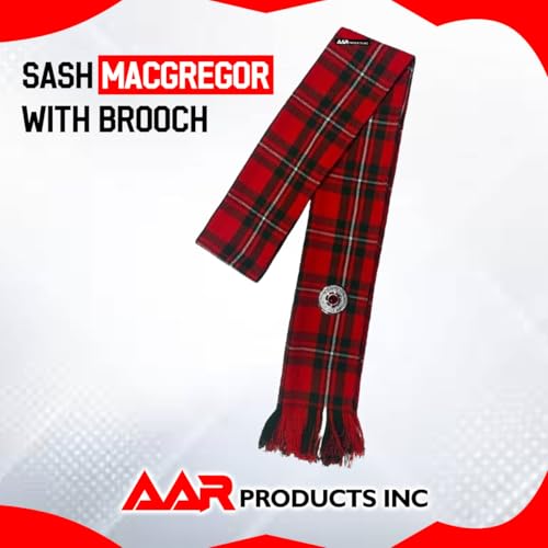 Image of AAR Womens Tartan Clan Sashes Ladies Brooch Scottish Highland - 90 x 10.5 Inches
