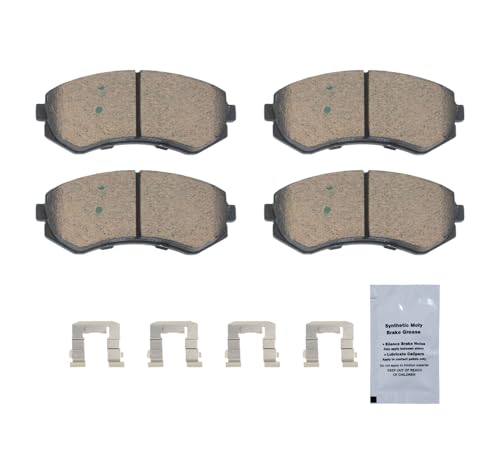 Image of HUSCH D422 Front Ceramic Brake Pads Kit Fit For Nissan 240SX 1989-1996