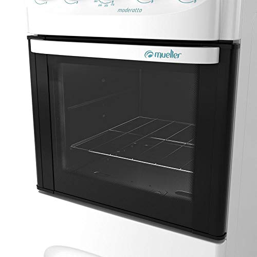 Fogão 4 Bocas Moderatto sem Acendimento Automático Forno 48L, Branco, Mueller
