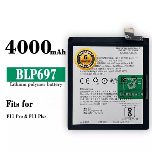 Image of THE BATTERY STORE Orignal BLP697 Battery for Oppo F11 Pro (CPH1969) Battery with 6 Month Warranty**** (PP57)
