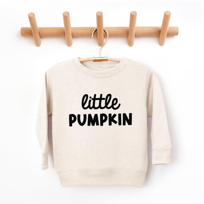 Bump and Beyond Designs Toddler Halloween Sweatshirt for Girls and Boys, Little Pumpkin4
