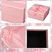 Tenceur 10 Pcs Gift Boxes with Lids Heavy Duty Nested Assorted Sizes Cardboard Gift Boxes for Presents with Ribbon for Xmas Holiday Present(Pink,5 Size)