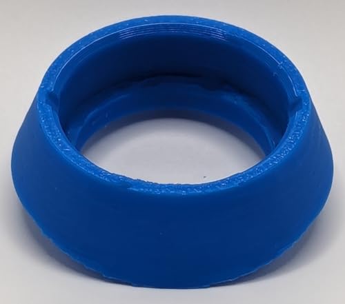No Gouge Pinball Stern Action/Smash Button Replacement Bezel, Vibrant Colors (Electric Blue)