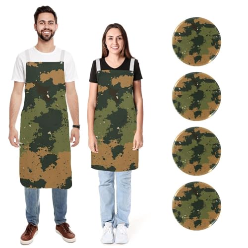 Tablier cuisine imperméable lot de 2 pour éviter les taches sur vos vêtements