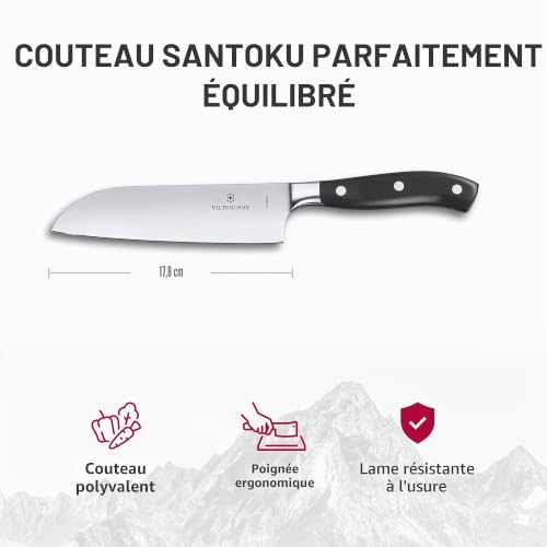 Victorinox 7.7303.17G Couteau Santoku - vue 5