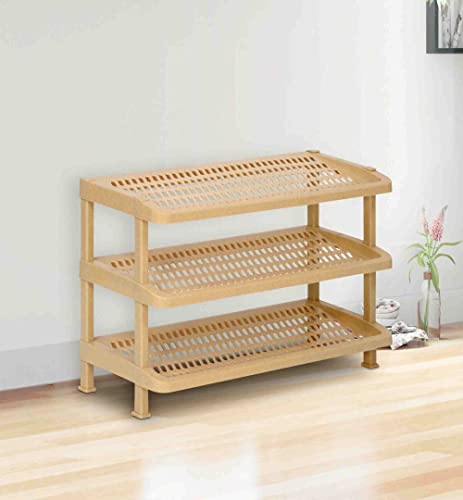 Nilkamal MULRACK3 Plastic Shoe Stand for Shoe Storage | Space Org...