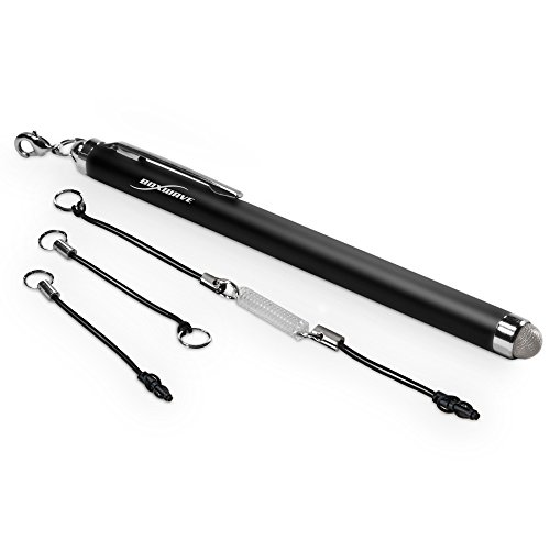 BoxWave Stylus Pen Compatible with Kindle Paperwhite (1st Gen 2012) (Stylus Pen EverTouch Capacitive Stylus, Fiber Tip Capacitive Stylus Pen - Jet Black