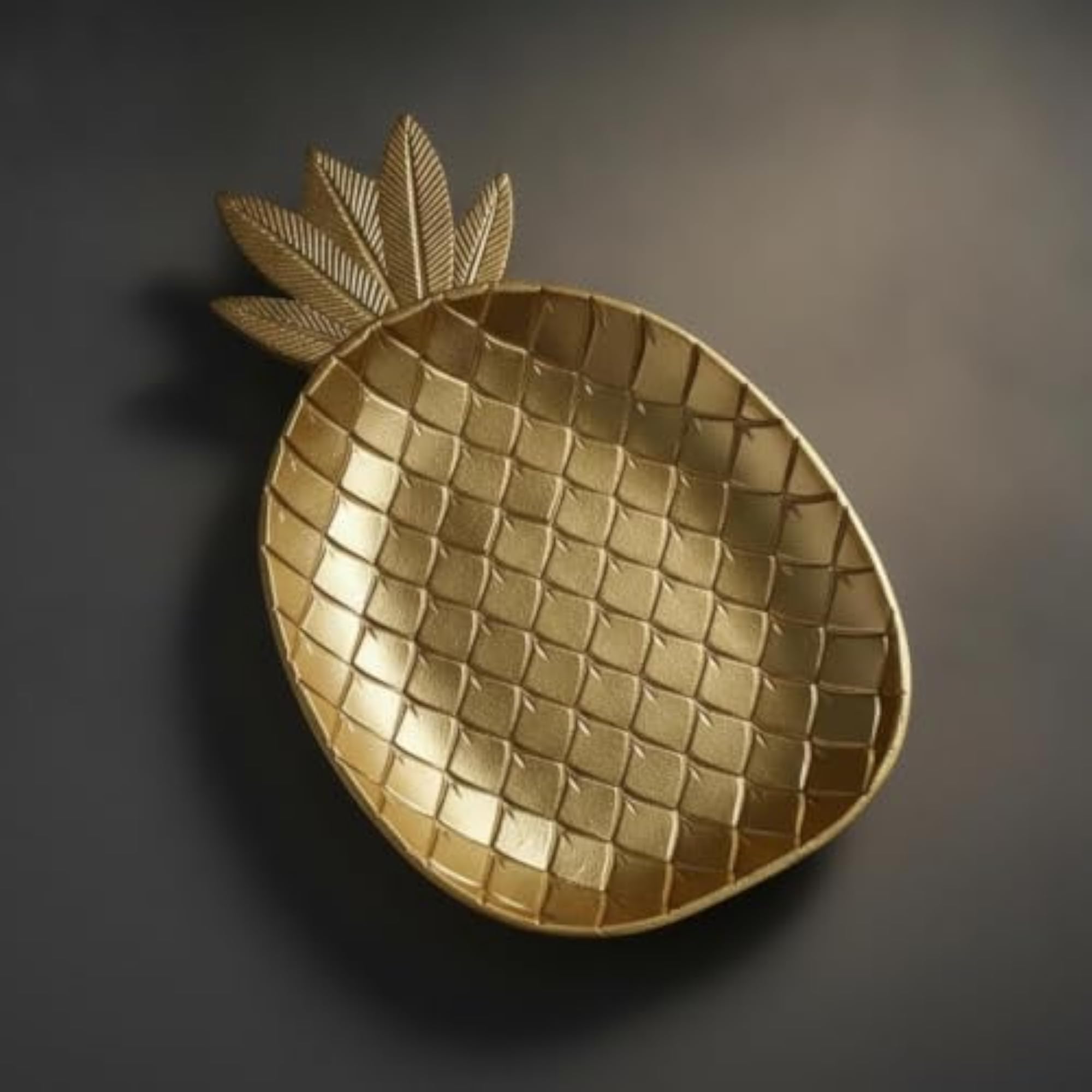 Gold Decorative Fruit Tray for Coffee Table