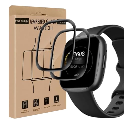 Carantee Schutzfolie für Panzerglas für Apple Watch Series 11/10(46mm), 2 Stück Blasenfreie Schutzglas, Sensitive Touch,...