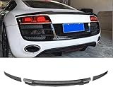  HMLTD Auto ABS Carbon Fiber Heckspoiler, für Audi R8 GT V8 V10 2008-2014 Kunststoff Heckflügel lippe Kofferraum Spoiler Flügel