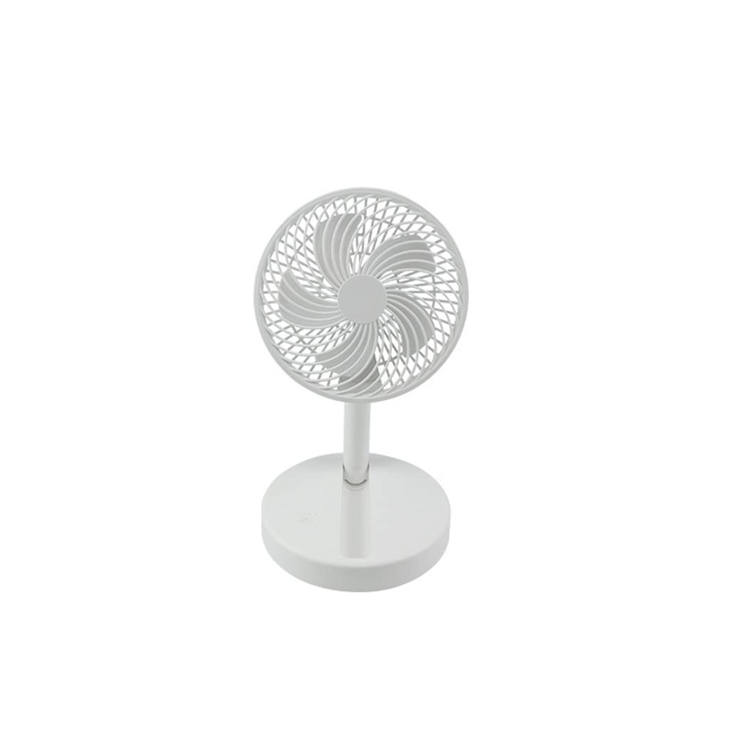 Ventilateur portable USB RJJ télescopique blanc ventilateur bureau mobile