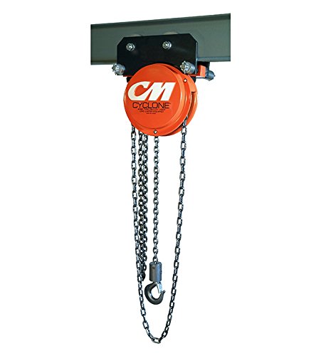 CM 2223 Steel Lightweight Hand Chain Hoist, 6000 lbs Capacity, 15' Lift Height, 5/16