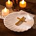 Bucherry Baptismal Shell White Resin 5.12