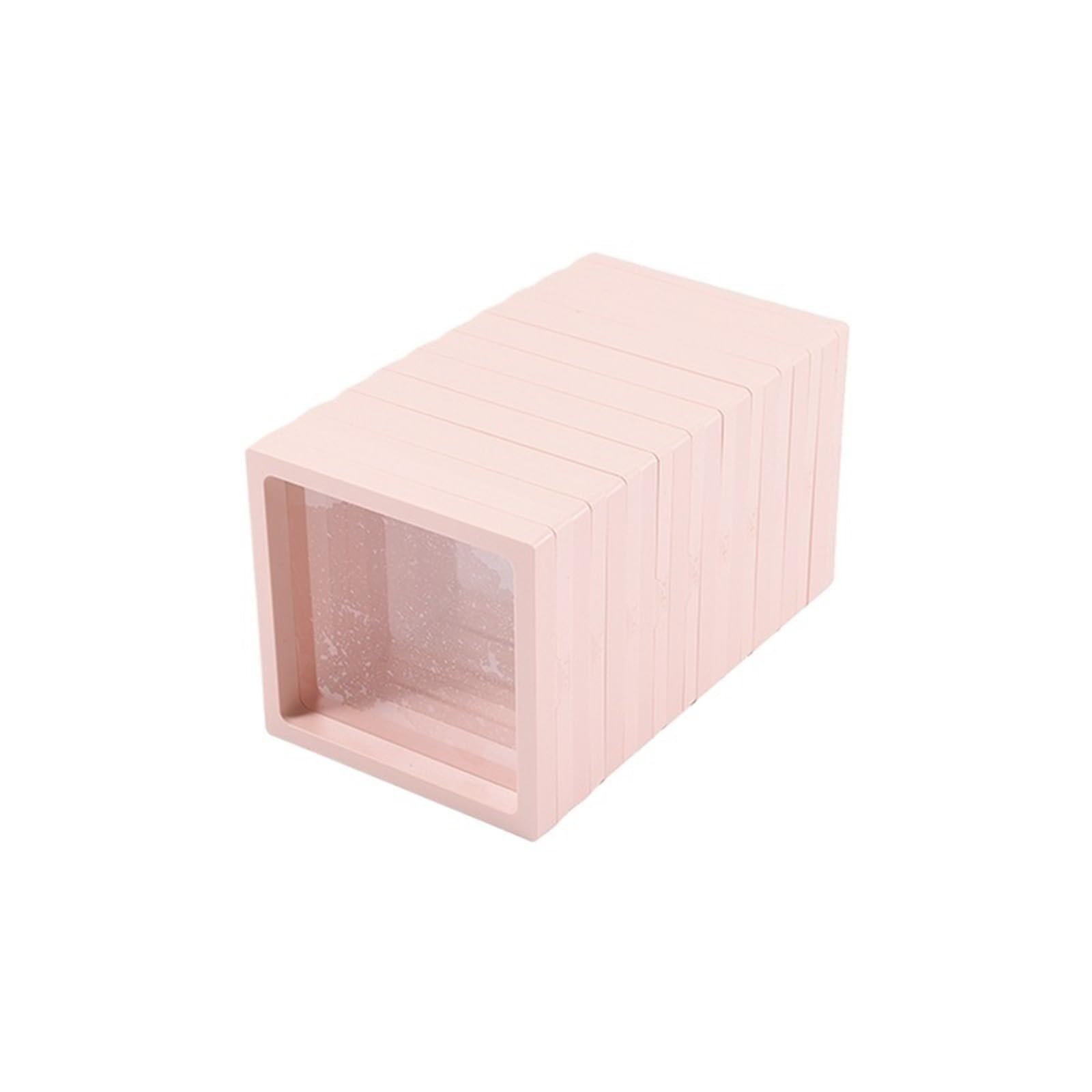 14pcs 3D Floating PE Film Jewelry Ring Earring Gift Packaging Box Bracelet Display Stand Holder Case Storage For Earring Necklace Bracelet(Pink,11cm)
