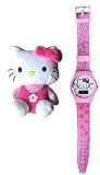 Reloj con licencia de Hello Kitty y juguete de gatito pequeño