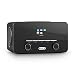 auna Connect 150 Black • 2.1 Internet Radio • Wi-Fi Music Player • MP3 USB Port • AUX • Remote Control • Black