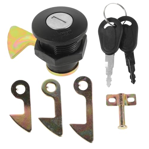 FUNOMOCYA 1 Set Electric Scooter Trunk Lock with Key Easy Installation Zinc Alloy Motorcycle Tail Lock Kit for Secure Storage