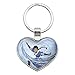 Avatar the Last Airbender Katara Keychain Heart Love Metal Key Chain Ring