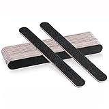 15pcs Professional Nail File 100 180 Grit Double Sided Washable Nail Files, Teuki Fingernail Files E