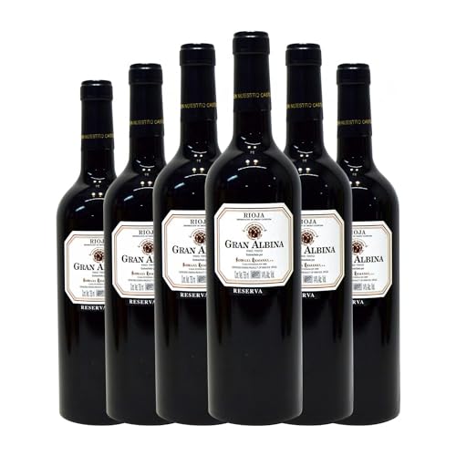 Bodegas Riojanas Gran Albina Rioja Reserva 75 cl Vino tinto (Caja de 6 Botellas de 75 cl)