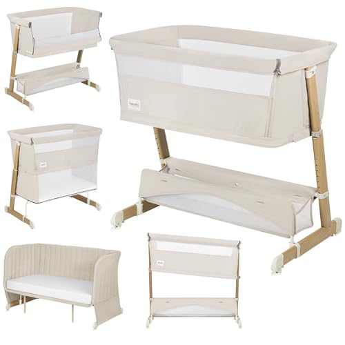 Lit bébé sur pied lionelo THOMI Plus 5 en 1 convertible et évolutif