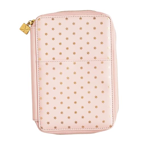 Erin Condren Ultimate Planny Pack - Planner Accessory Pouch. Inside Pockets and Extended Metal Zipper. Elastic Band to Secure Around Planner. Vegan Leather Organizer