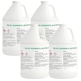 99% Pure Isopropyl Alcohol, 99 Percent IPA 4 Gallons, USP Grade, Made in The USA (4 * 1 Gallon)