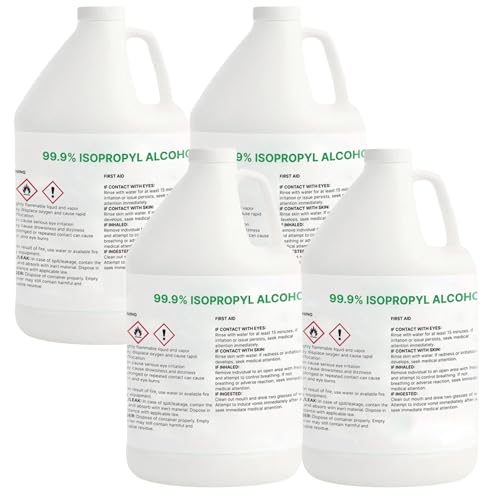 99.9% Pure Isopropyl Alcohol, 99.9 Percent IPA 4 Gallons, USP