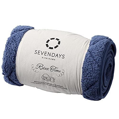 【Amazon限定ブランド】 西川 (Nishikawa) SEVENDAYS ふわふわ 敷きパッド セミダブル 洗える とろふわ あったか 吸湿発熱 抗菌 3大消臭 繊維上の静電気を軽減 セブンデイズ ネイビー CM10042510860